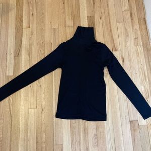 Everlane ribbed black turtleneck